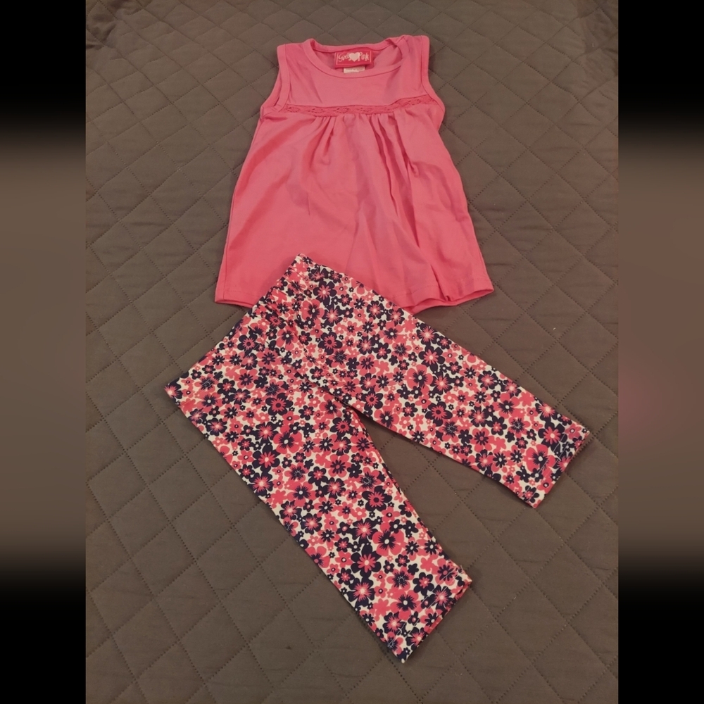 Pink Floral Kids Set